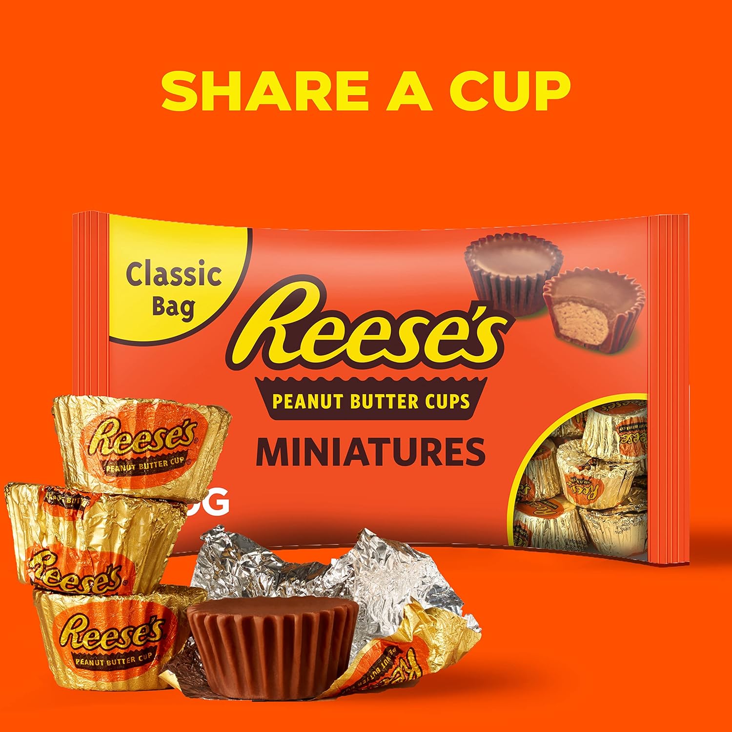 Reese's Peanut Butter Cup Miniatures, 340 gm