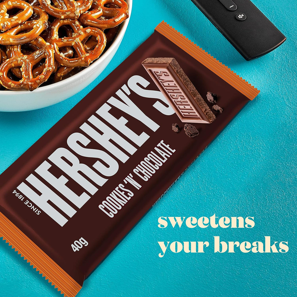 Hershey's Cookies 'n' Chocolate Bar, 40g