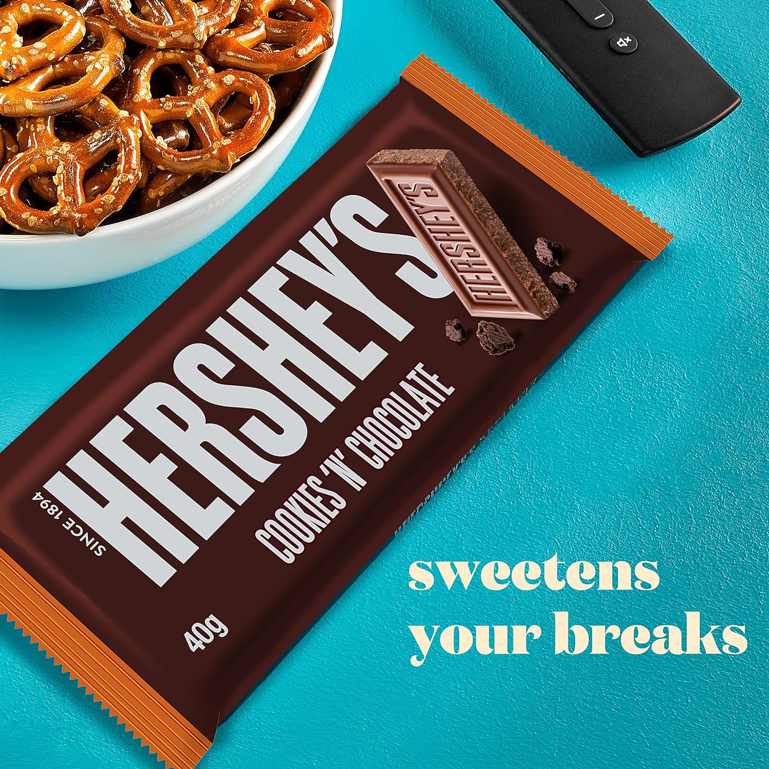 Hershey's Cookies 'n' Chocolate Bar, 40g