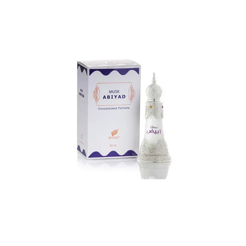 Afnan Musk Abiyad For Unisex Concentrated Oil 20Ml