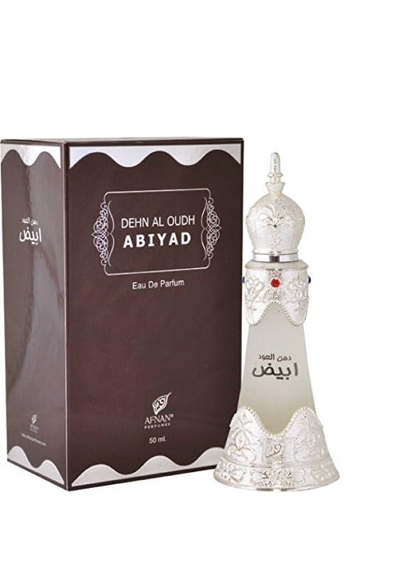 Afnan Dehn al Oudh Abiyad perfume oil, Attar for men and women, 20ML