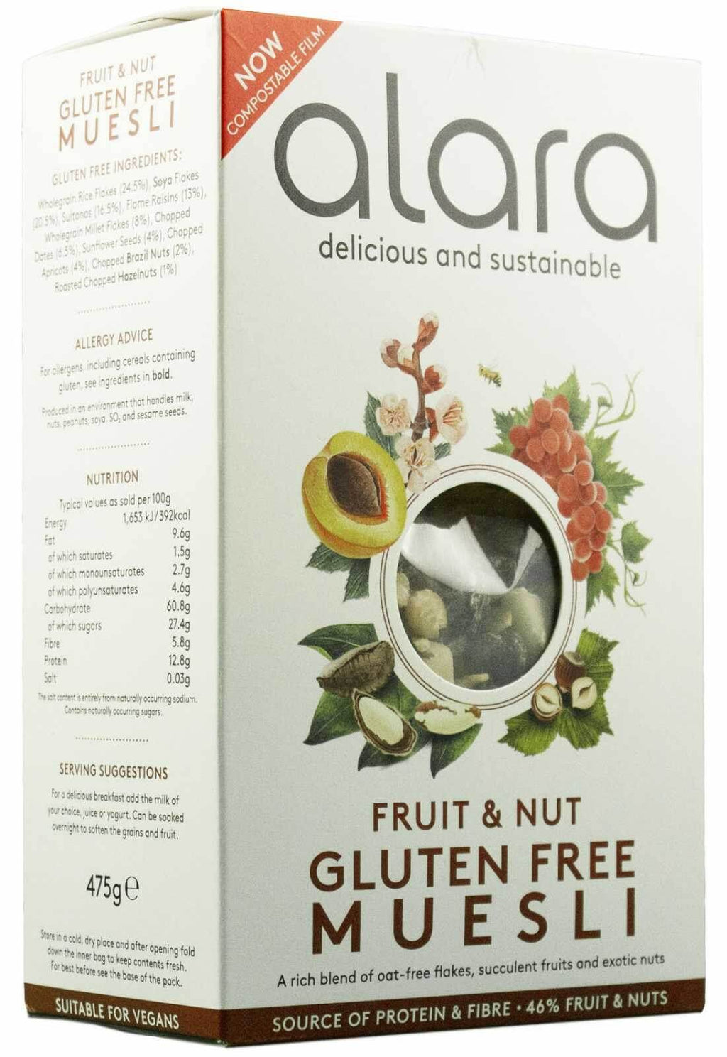 Alara Fruit _ Nut Muesli 475g
