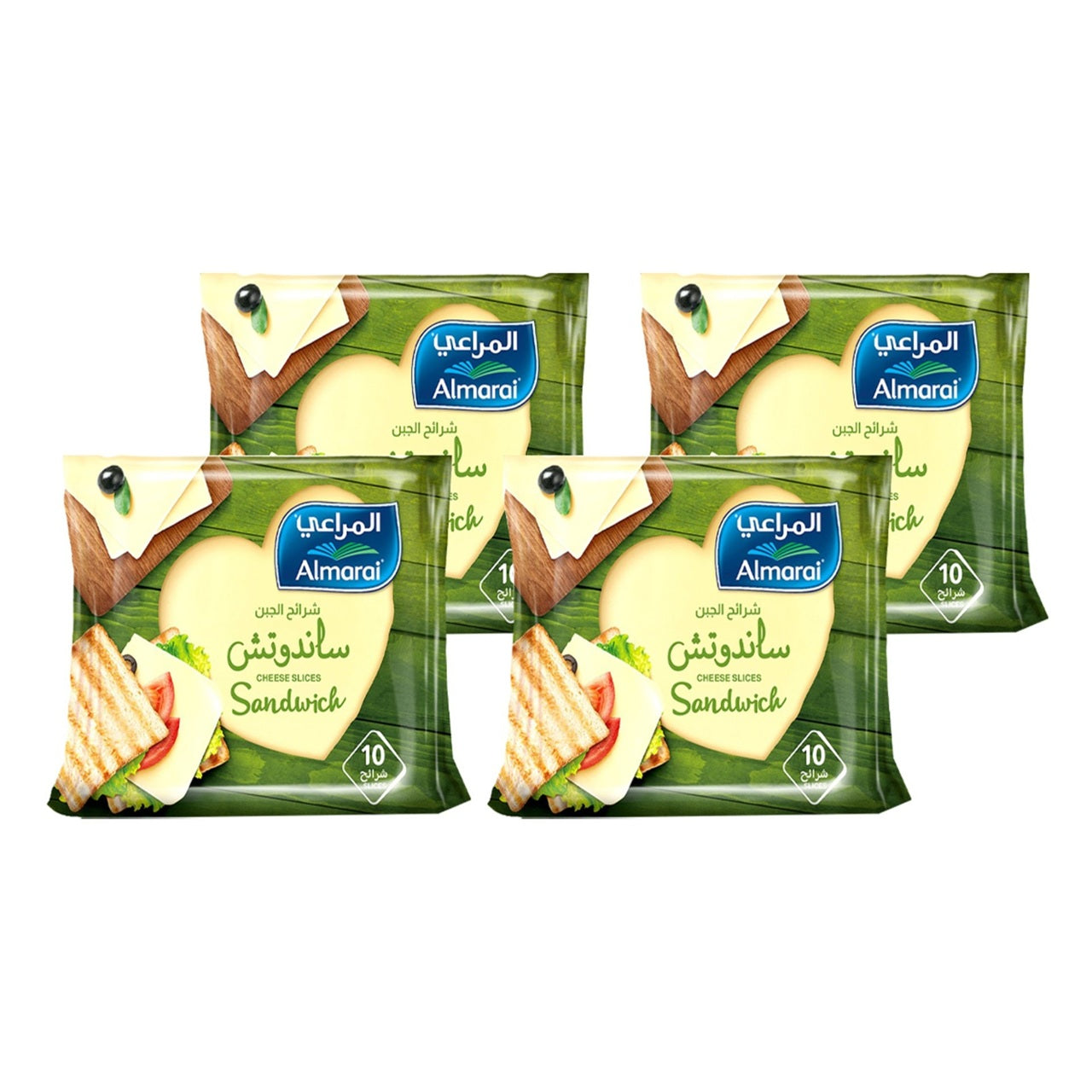 Almarai Cheddar Cheese Sandwich Slices 4 x 200g