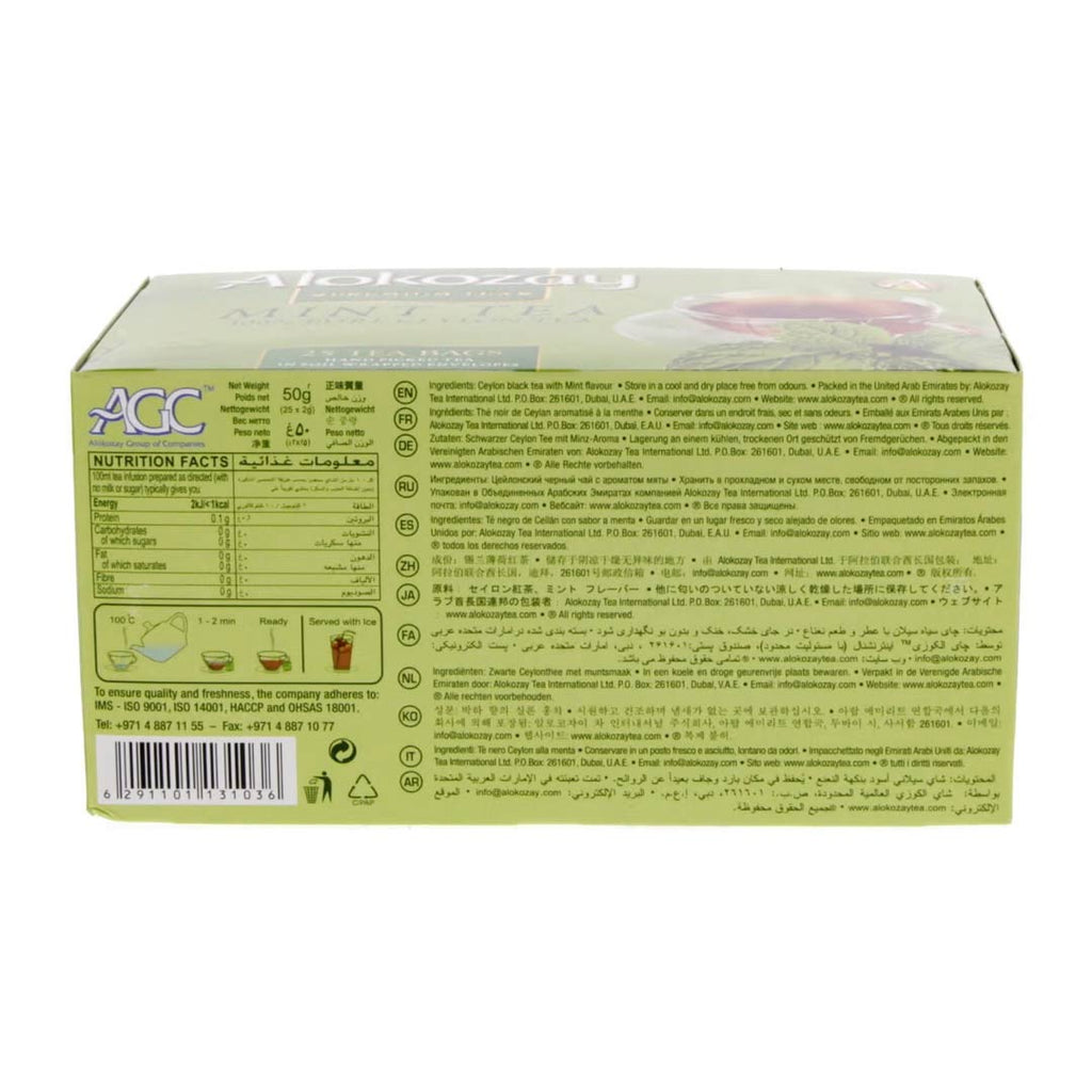 Alokozay Mint Tea Bag 25's 50g