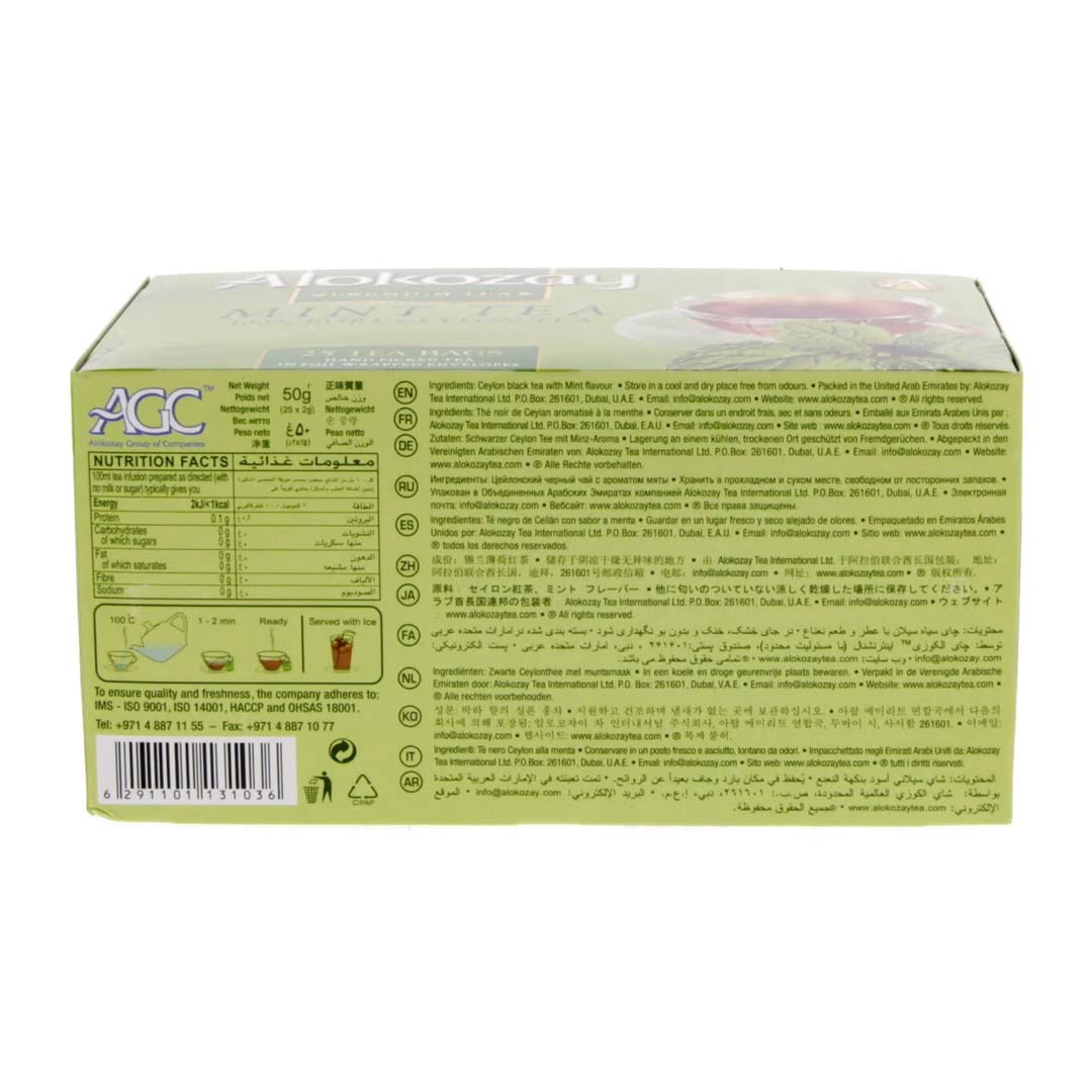 Alokozay Mint Tea Bag 25's 50g