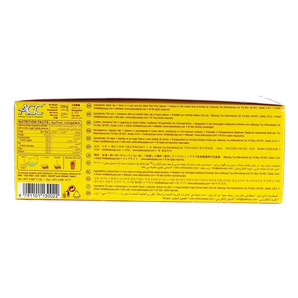 Alokozay Premium Black Tea 100 Tea Bags 200g