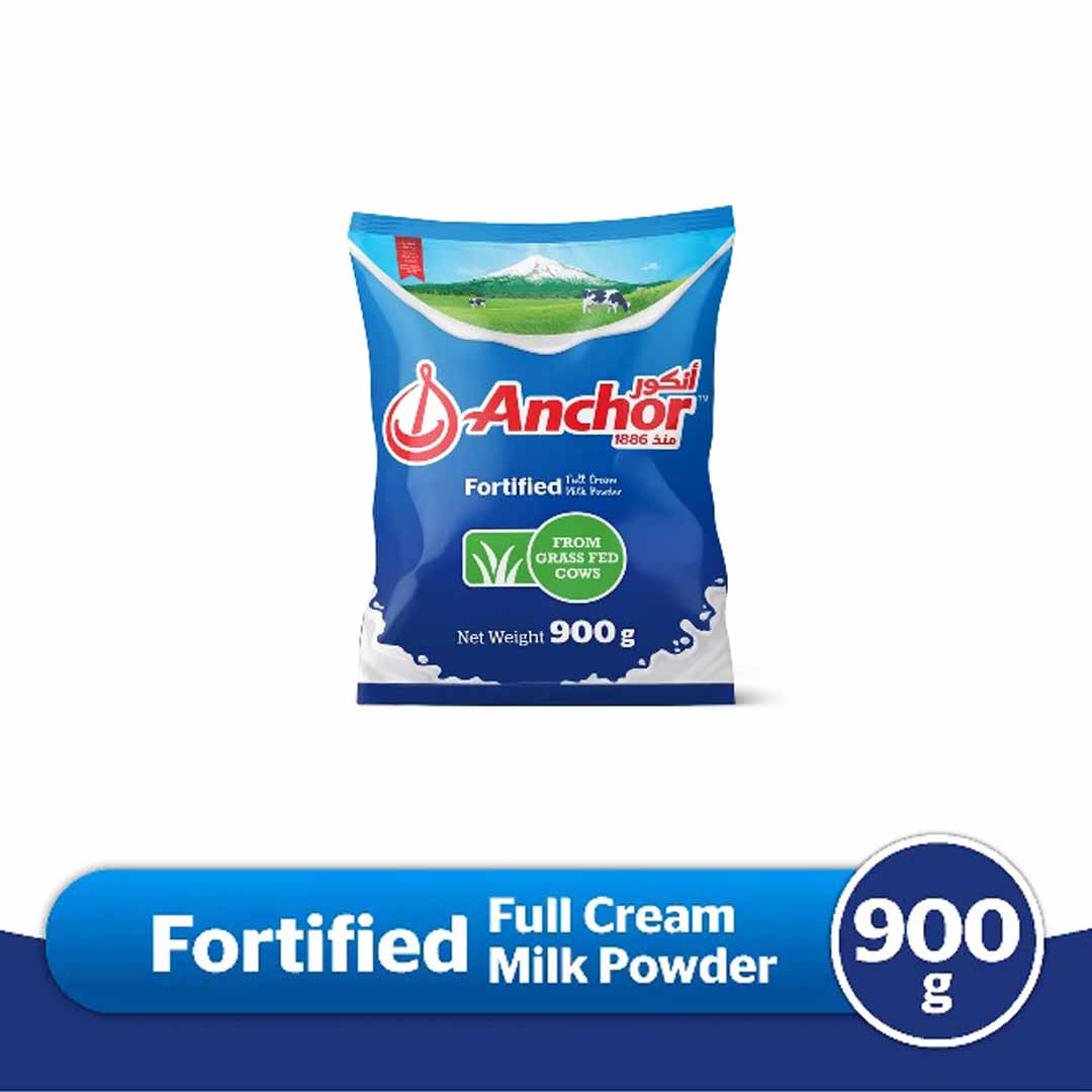 Anchor Full Cream Milk Powder Pouch 900g