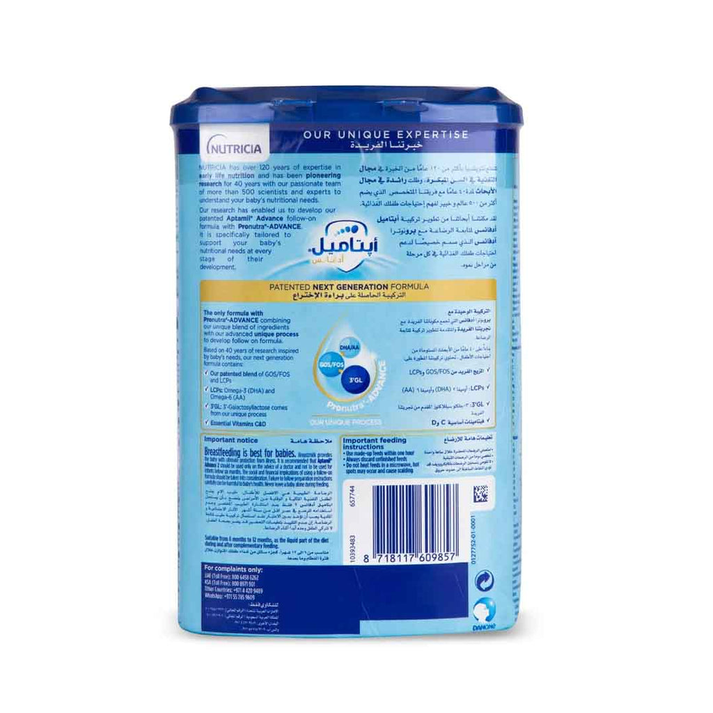 Aptamil Advance Cesar Care Infant Milk Formula Stage 2 6 To 12 months 800g