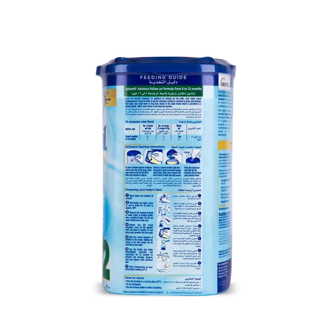 Aptamil Advance Cesar Care Infant Milk Formula Stage 2 6 To 12 months 800g