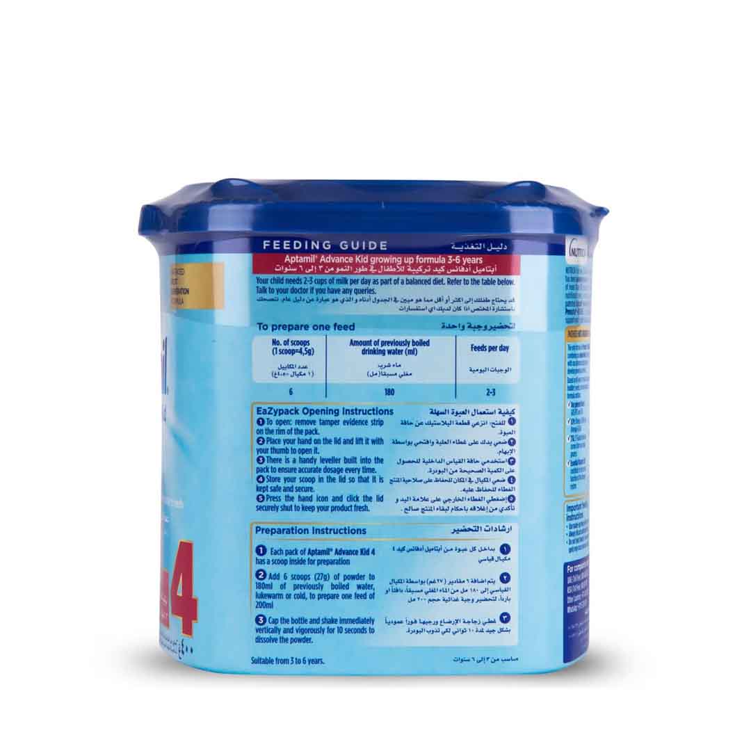 Aptamil Advance Kid 4 Growing Up Formula From 3-6 Years 400g