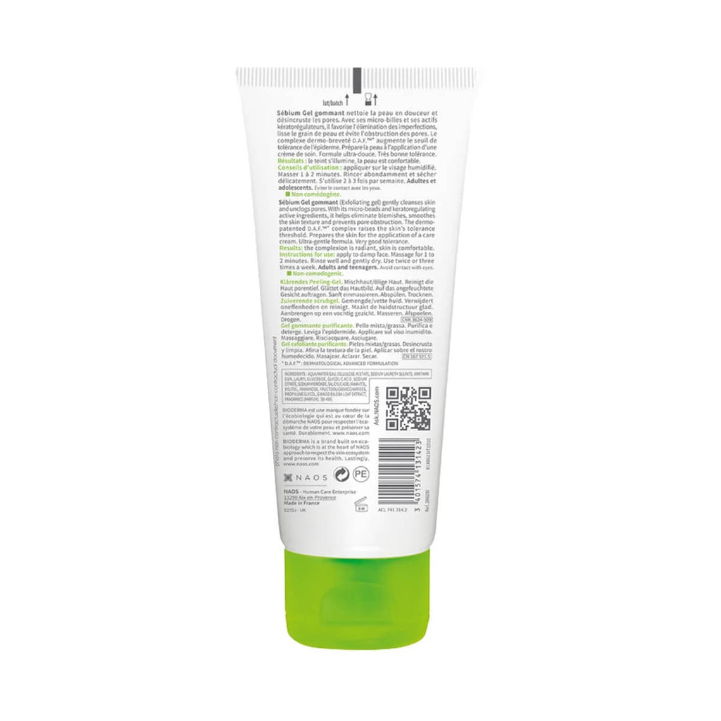 Bioderma Sebium Exfoliant Gel 100ml