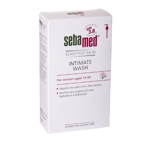 Sebamed Feminine Intimate Wash for Sensitive Skin Ph 3.8, 200ml