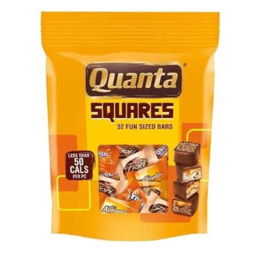 Quanta Squares Minis Milk Chocolate, 344 g