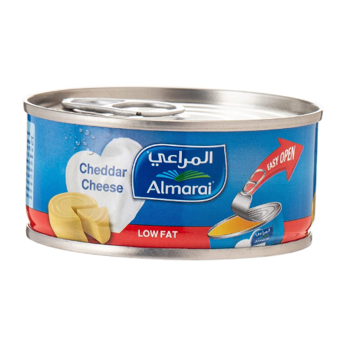 Almarai Low Fat Cheddar Cheese Tin, 113 g