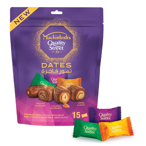 MACKINTOSH QUALITY STREET Mackintosh'S Quality Street Dates Pouch 15 X 17G