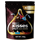 Hershey’s Kisses Classic Selection, 4 Flavours, 100 g