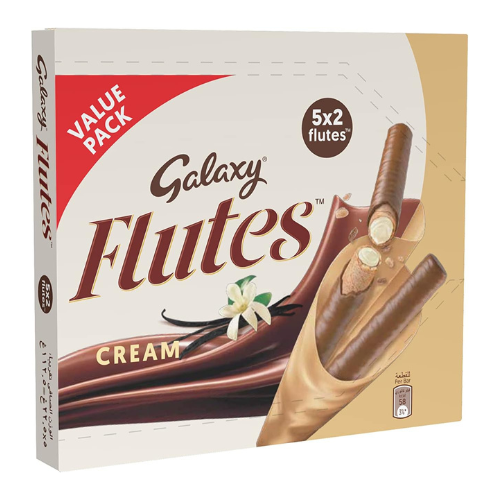 Galaxy Flutes cream 22.5gx5 Multipack