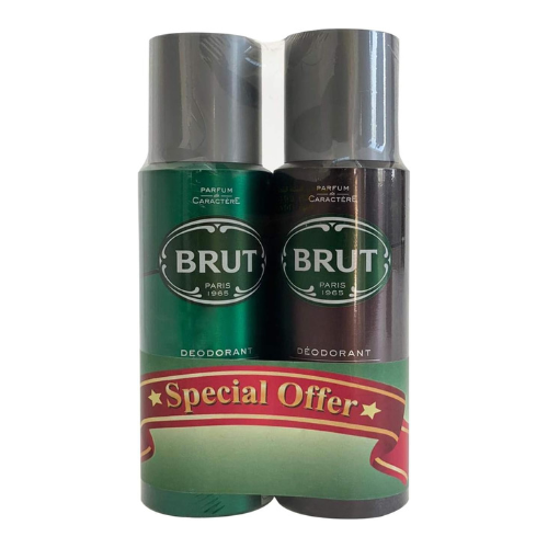 Brut Assorted Deodorant Spray, 2 x 200 ml