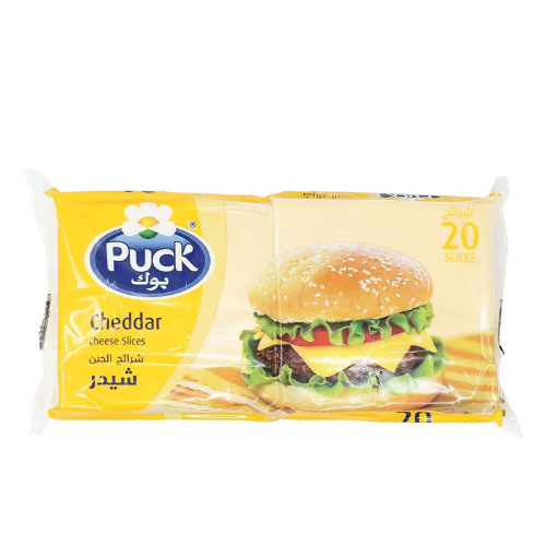 Puck Cheddar Cheese 20 Slices Original 400g