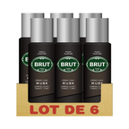 Brut Men's Deodorant Spray 200 ml - Pack of 6