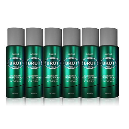 BRUT Original Men Deodorant, 200ml (Pack of 6)