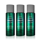 Brut Original Deodorant Body Spray for Men, Masculine Long-Lasting Deo with Fresh, Authentic Fragrance, Imported, Deo Combo Pack of 3 (200ml Each)