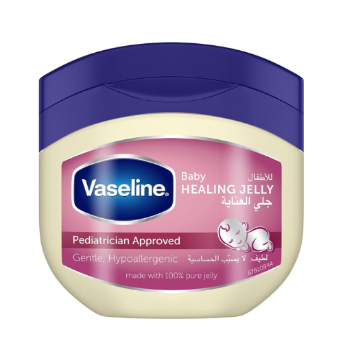 VASELINE 100% Pure Petroleum Jelly Soothing and Protective Baby Skin Care Hypoallergenic and Gentle on Skin, 450ml