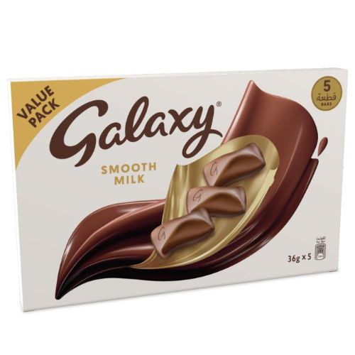 Galaxy Smooth Milk Chocolate 36 g (Pack of 5)