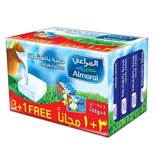 Almarai Cream Cheese Portion, 4 x 108G