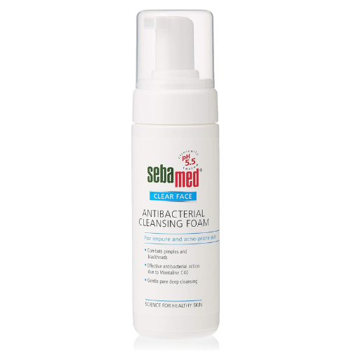 Sebamed Clear Face Antibacterial Cleansing Foam, 150 ml