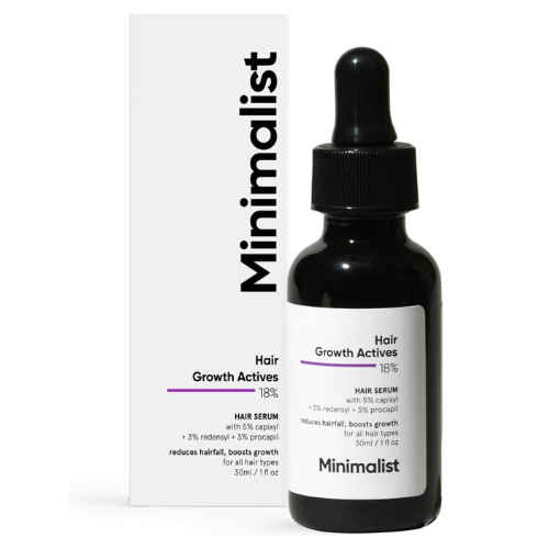 Minimalist 18% Hair Density Serum | With Procapil, Capixyl, Redensyl, Anagain & Baicapil For Hair Fall Control & Hair Growth in Men & Women | 30 ml