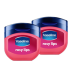 Vaseline Lip Therapy Lip Balm Mini, Rosy Lips | Lip Repair in a Container for ed, Dry Lip | Travel Size 0.5 Oz (Pack of 2)