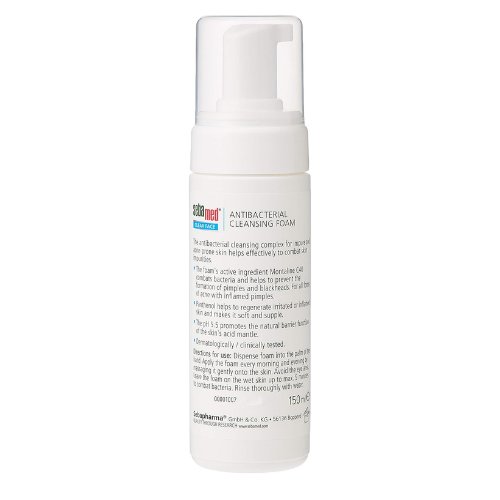 Sebamed Clear Face Antibacterial Cleansing Foam, 150 ml