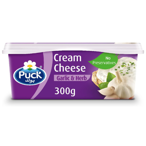 Puck Cream Cheese Spread Garlic & Herbs 300g