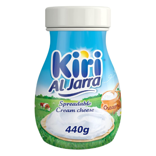 Kiri Jarra Spreadable Cream Cheese Jar 440g