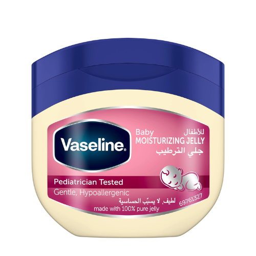 VASELINE Moisturizing Petroleum Jelly, to sooth and protect baby skin, Baby, hypoallergenic and gentle on skin, 250ml