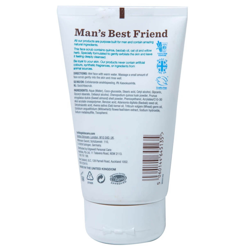 Bull Dog Face Scrub Sensitive Oat 125ml