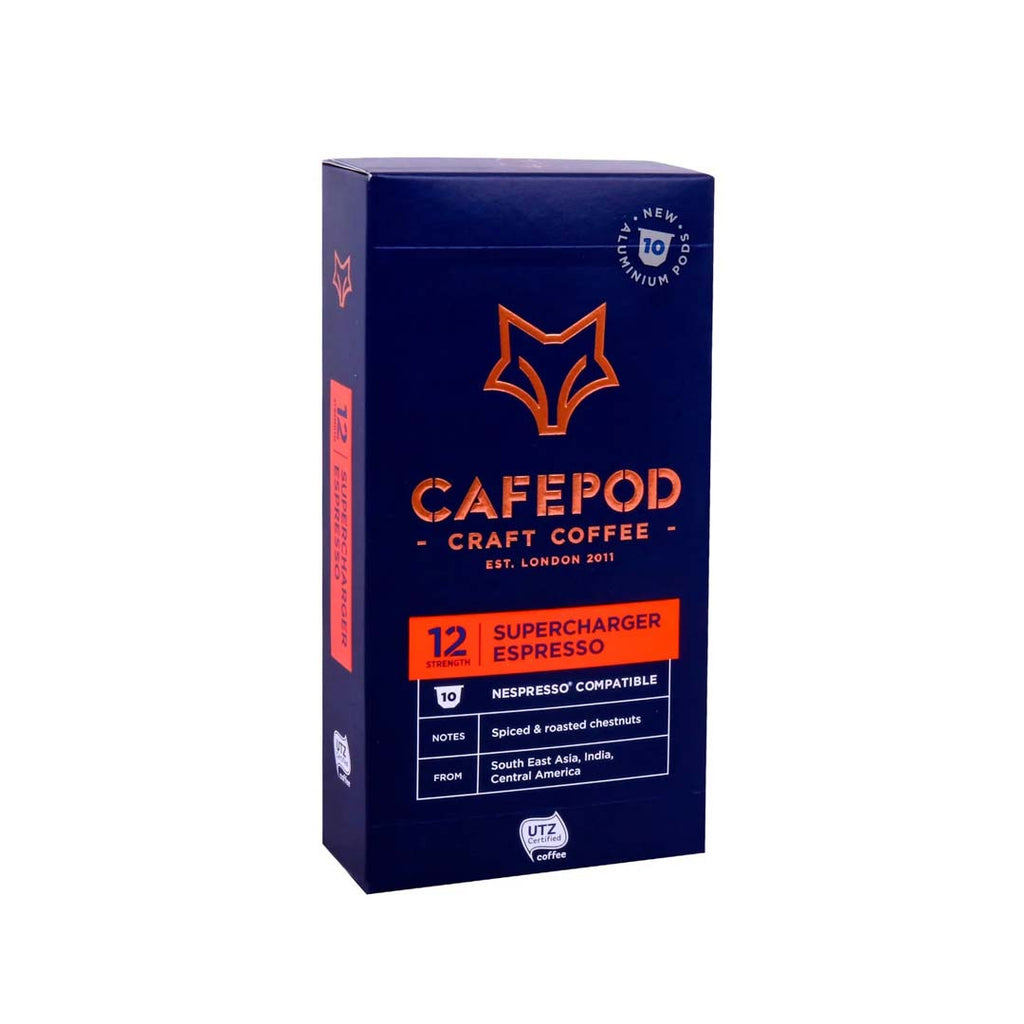 Cafe Pod Nespresso Super Charger Espresso 10pcs