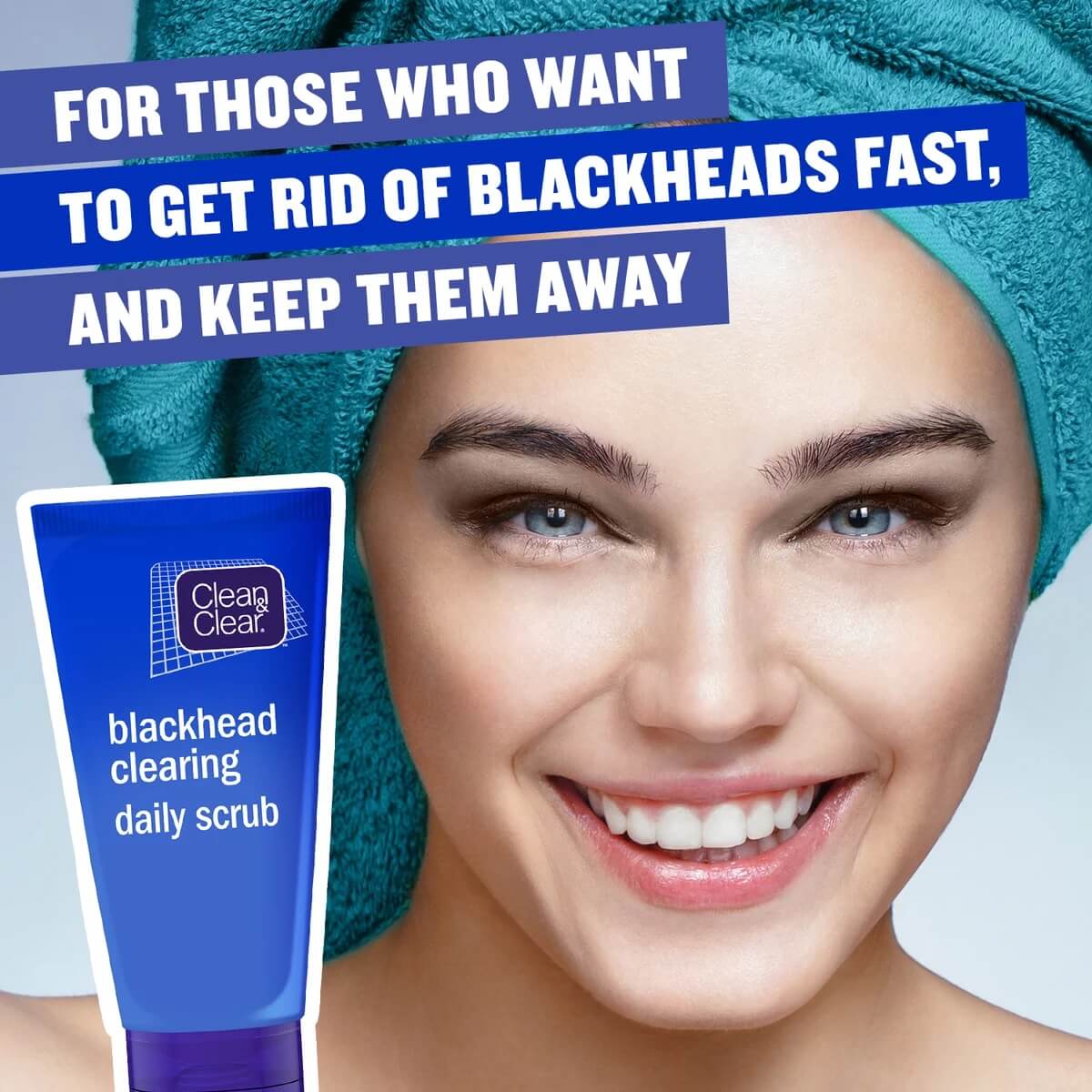 Clean & Clear Daily Scrub Blackhead Clearing 150ml