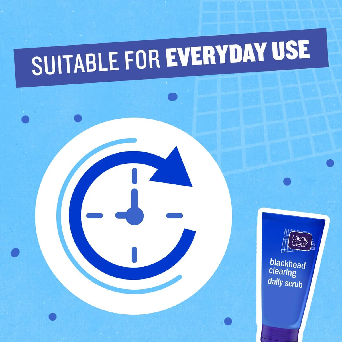 Clean & Clear Daily Scrub Blackhead Clearing 150ml