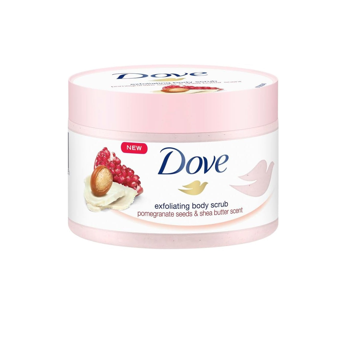 Dove Exfoliating Body Polish Scrub, Pomegranate & Shea Butter 225ml