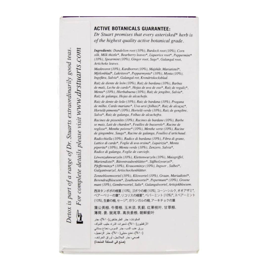 Dr.Stuart's Detox Naturally Caffeine Free Tea 15pcs