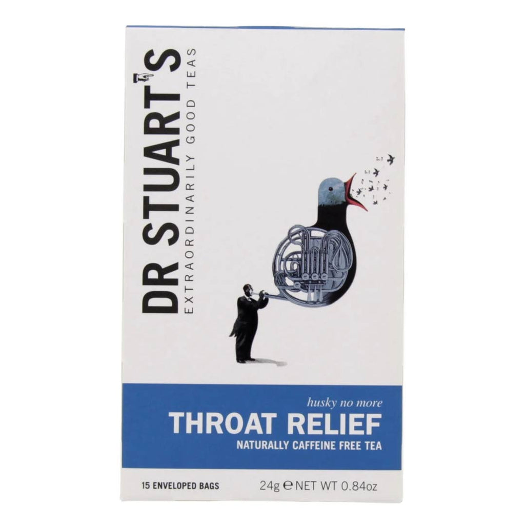 Dr.Stuart's Throat Relief Naturally Caffeine Free Tea 15pcs