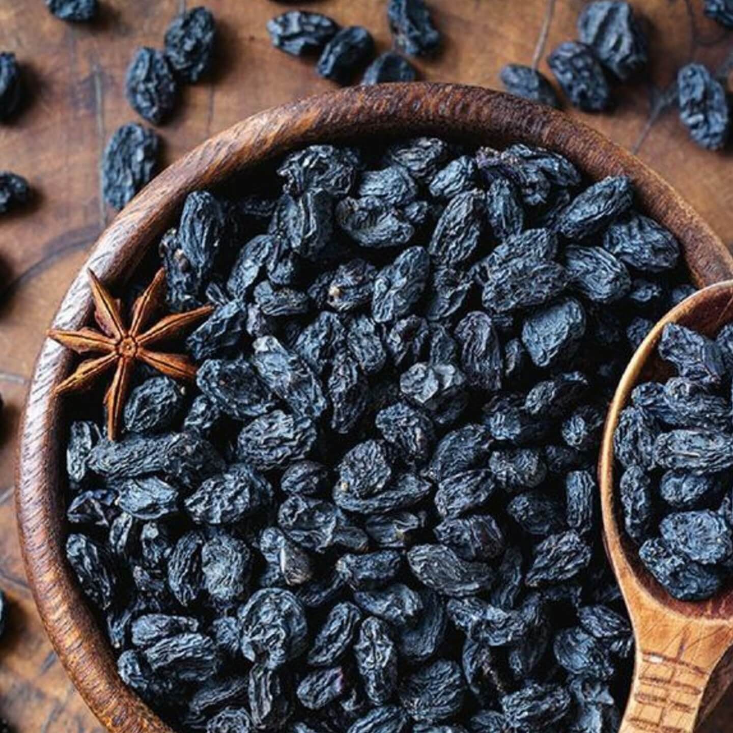 Dried Black Raisins Small 500 gm