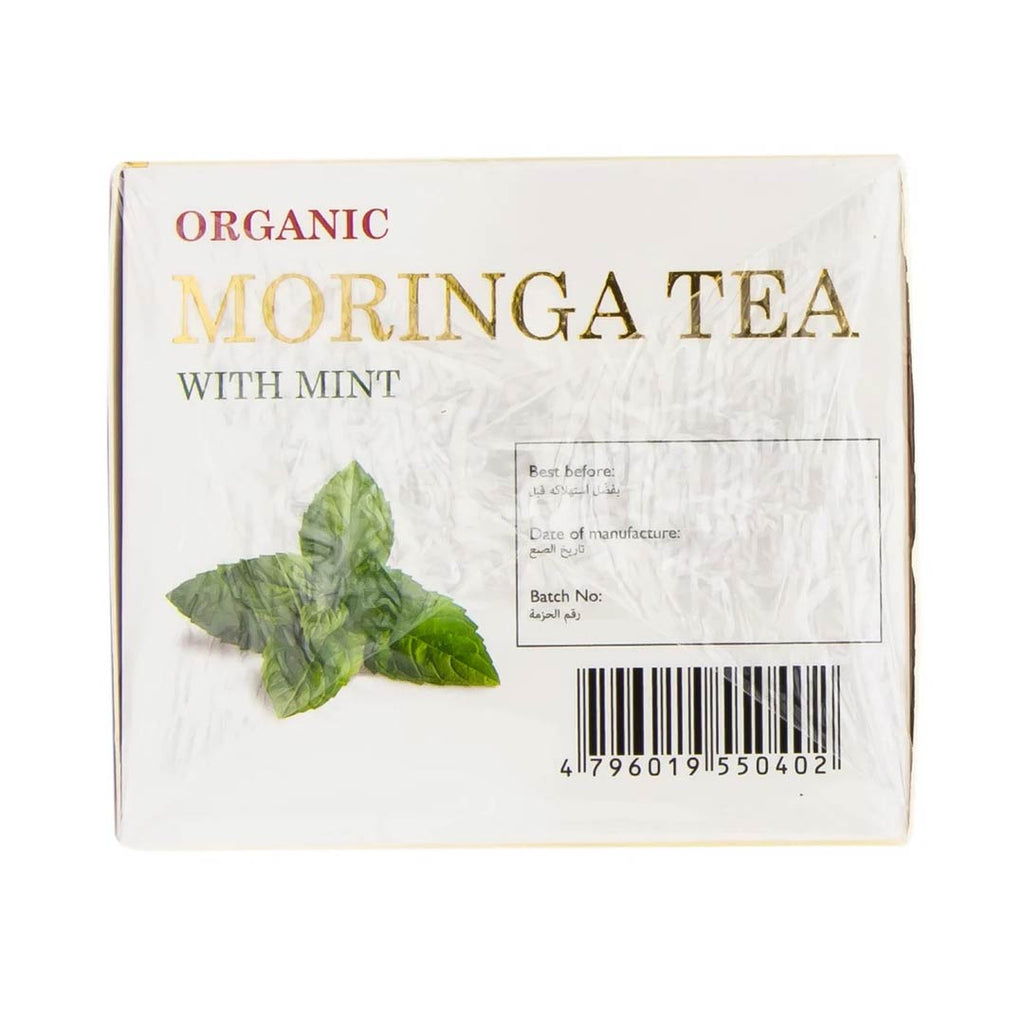 Earth's Finest Organic Moringa Tea With Mint 25pcs