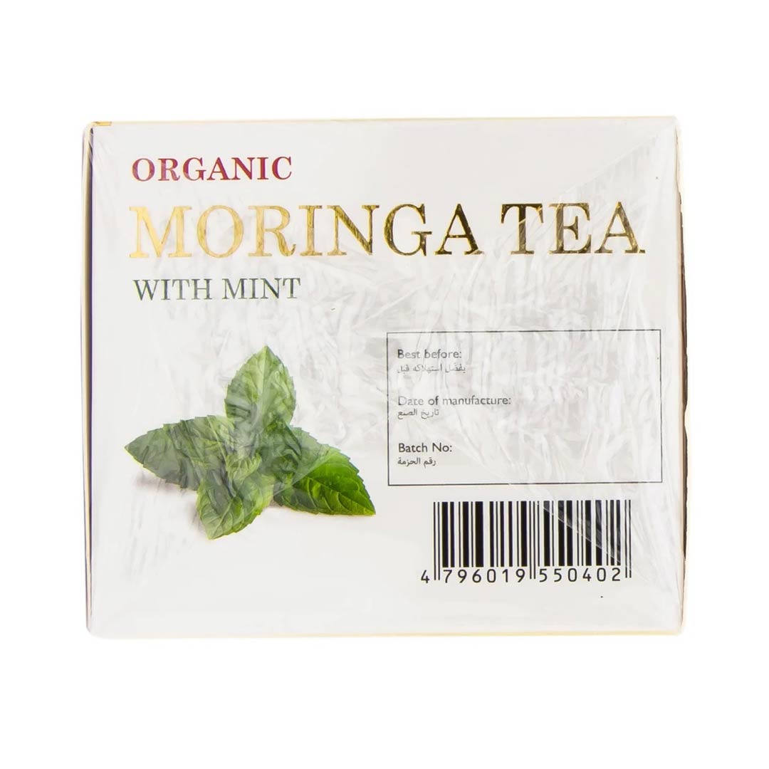 Earth's Finest Organic Moringa Tea With Mint 25pcs
