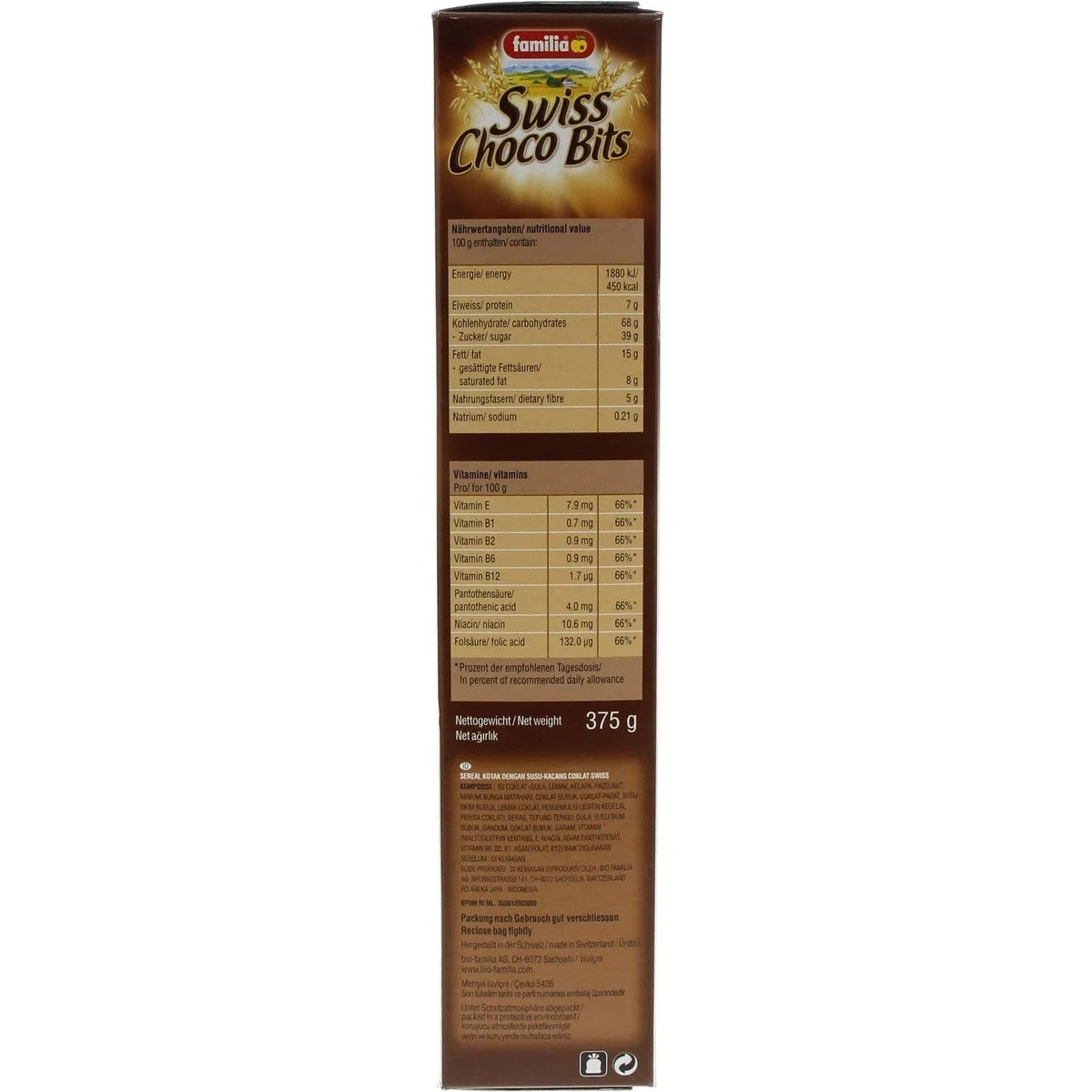 Familia Swiss Choco Bits 375g