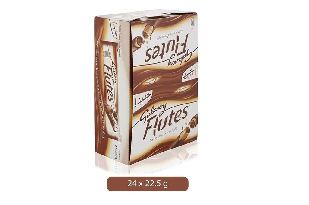 Galaxy Flutes Chocolate Twin Finger 24 Pack 22.5 g