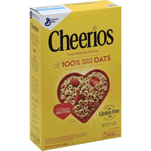 General Mills Cheerios Whole Grain Oats Cereal 252g