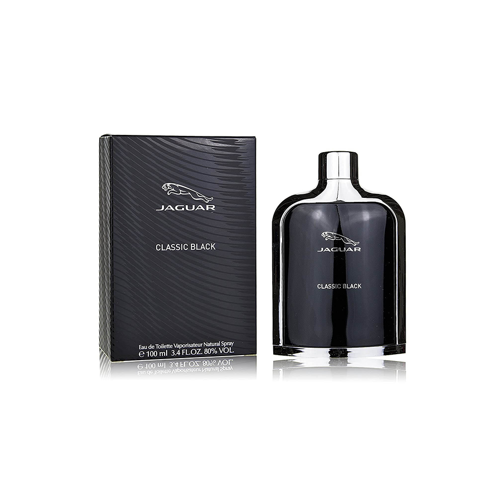 Classic Black by Jaguar for Men - Eau de Toilette, 100ml